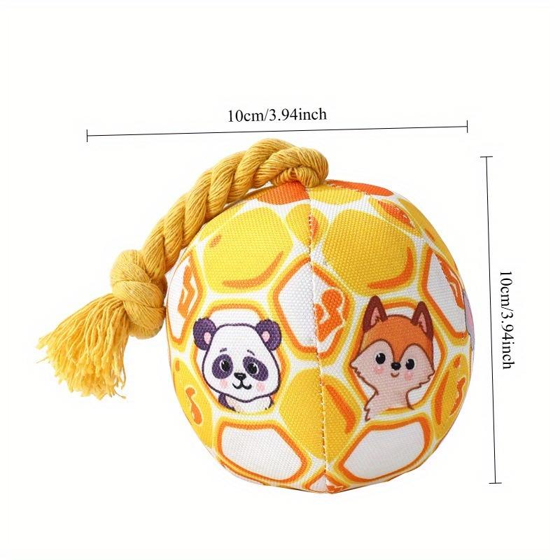 1pc Dog Toy Ball, Plush Sound Toy, Bite Resistant Pet Toy Dog Accessories Pet Products