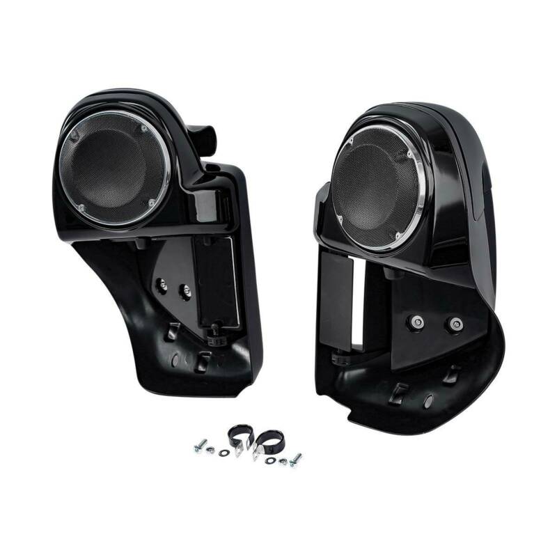 Motorcycle Lower Vented Fairing 6.5" Speaker Box Pod For Harley Touring Electra Glide FLHTK FLHX FLTRX 2014-2024