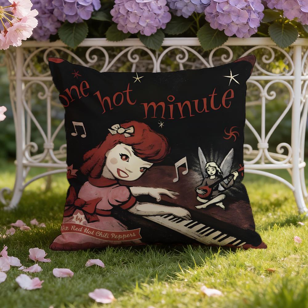 Band R-Red Hot C-Chili Peppers Cushion Cover Home & Car Dual-Scene Pillow Cover: Reversible for Premium Comfort