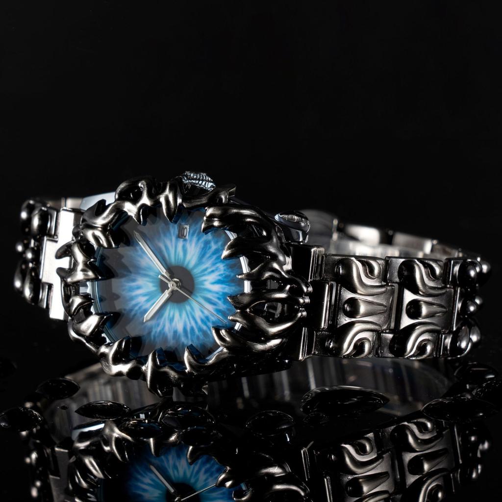 Teufelskralle Quarzuhren Herren Rot Zeit-Raum-Riss Design Alabaster Industries Top Einzigartige Kreative Uhr Männlich AAA Uhren Relogio