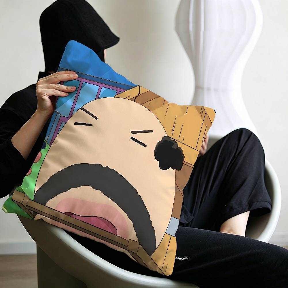 Pixel funny cartoon game art O-Oyajitchi Maple Design Cushion Cover Happy Autumn Harvest decor Holiday Decorati Pillow Cover