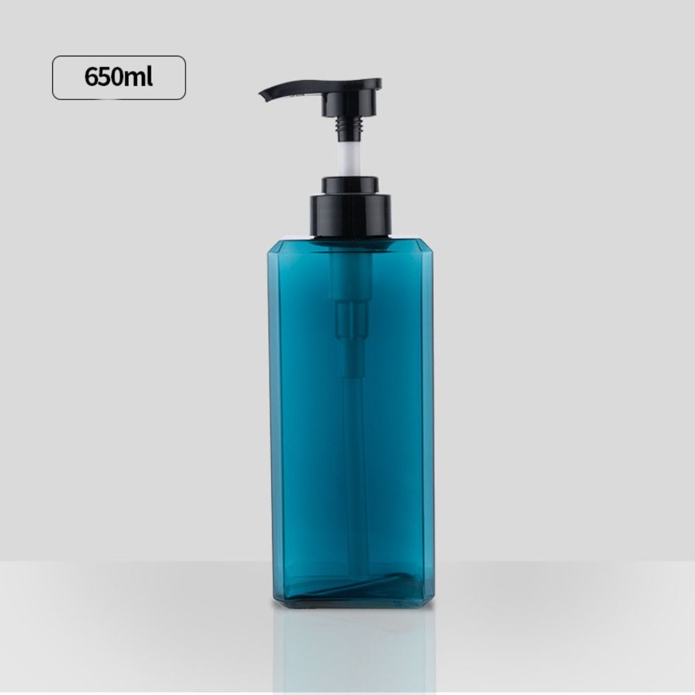 Square Liquid Soap Dispenser Plastic Shampoo Press Empty Bottles New Storage Bottles
