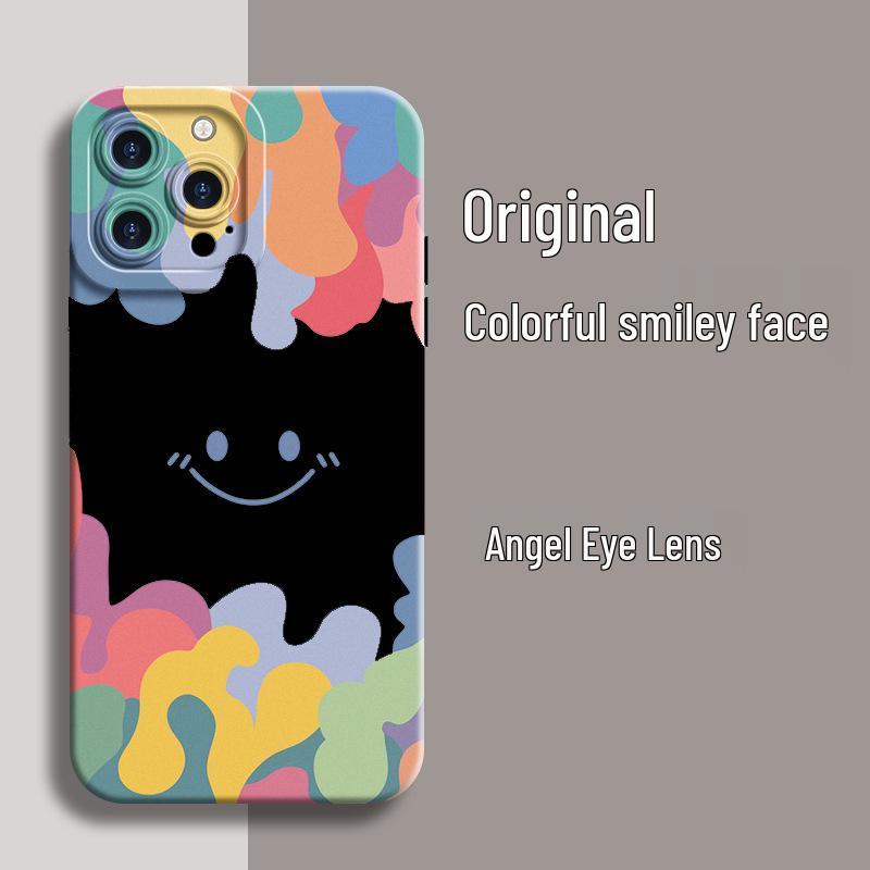 

OnePlus ACE3/10 Pro/9RT/8T Racing Edition Smiley Face Colorful Phone Case. ACE Pro