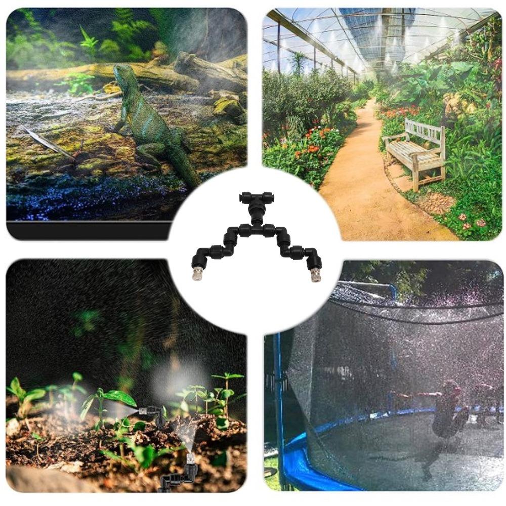 Dubbele Nevelsproeier 360 Graden Rotatie Reptielen Nevelsysteem Landschap Watertank