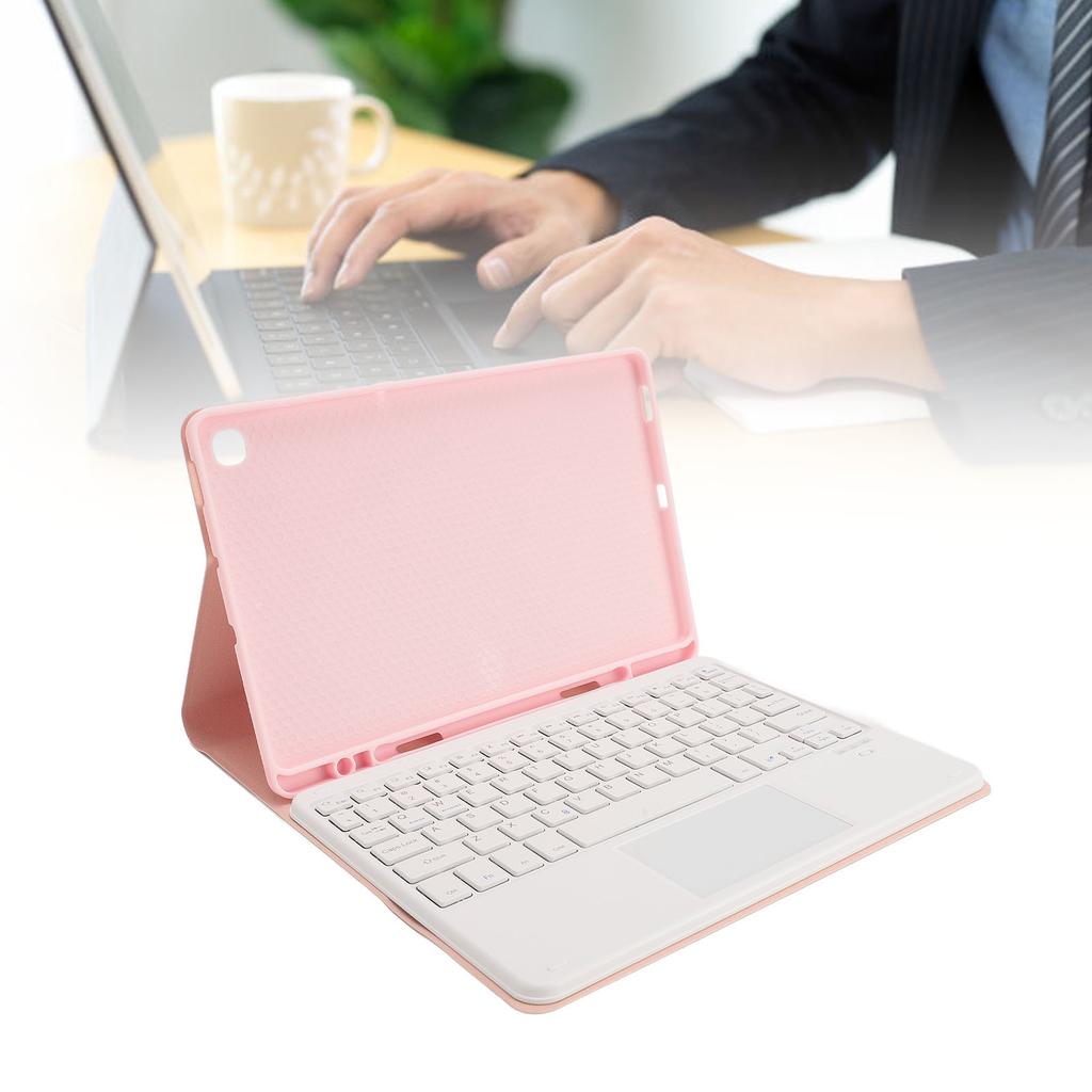 Tablet Keyboard Case Leather   Anti Scratch Tablet Touchpad Keyboard Case for   Tab S6 Lite 10.4 Inch SM P613 SM P619 P610 SM P615