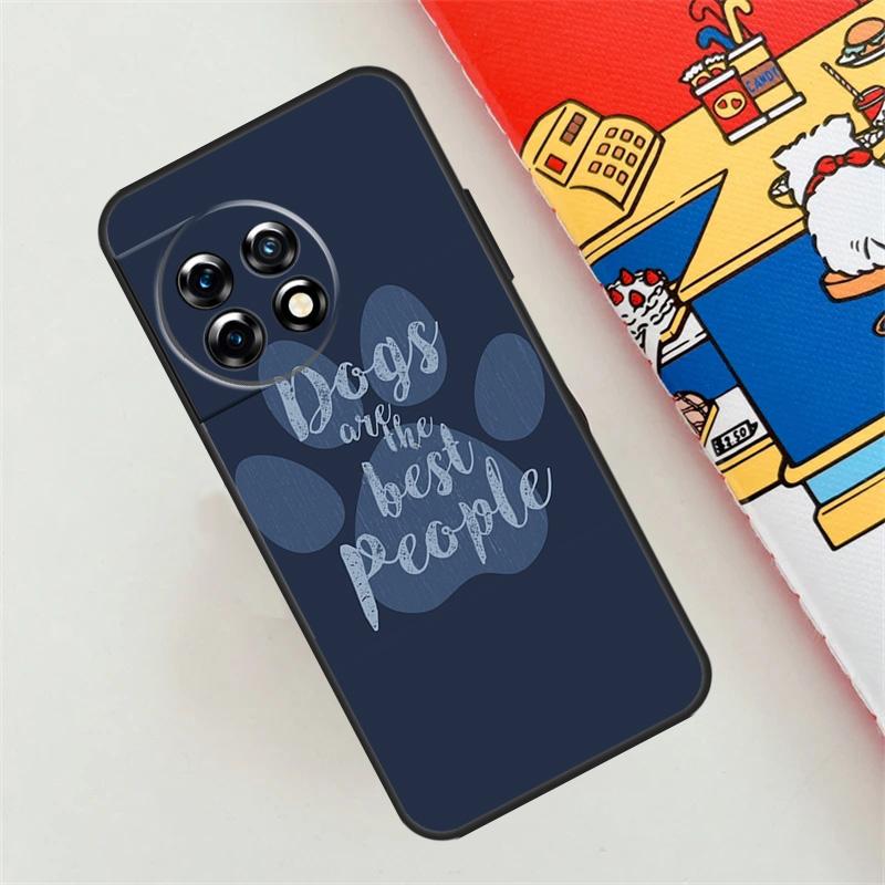 Etui z kolorowym wzorem łapy psa dla OnePlus 11 12 8 9 10 Pro 10R 9R 8T 10T 12R Nord N10 N20 N30 CE 4 3 2 Lite Pokrowiec