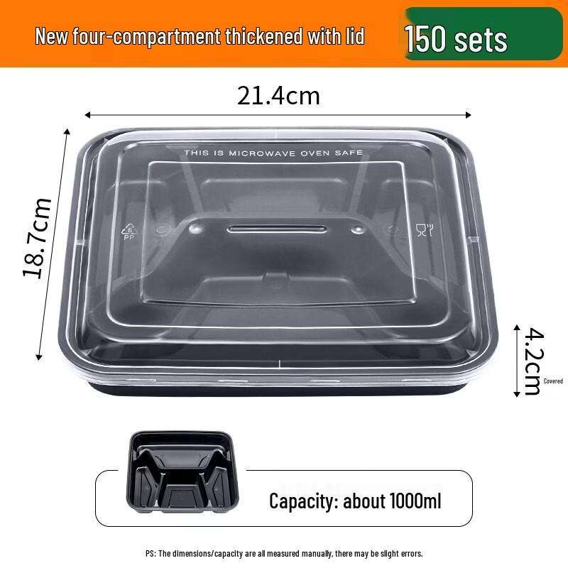 Disposable Compartment Meal Box