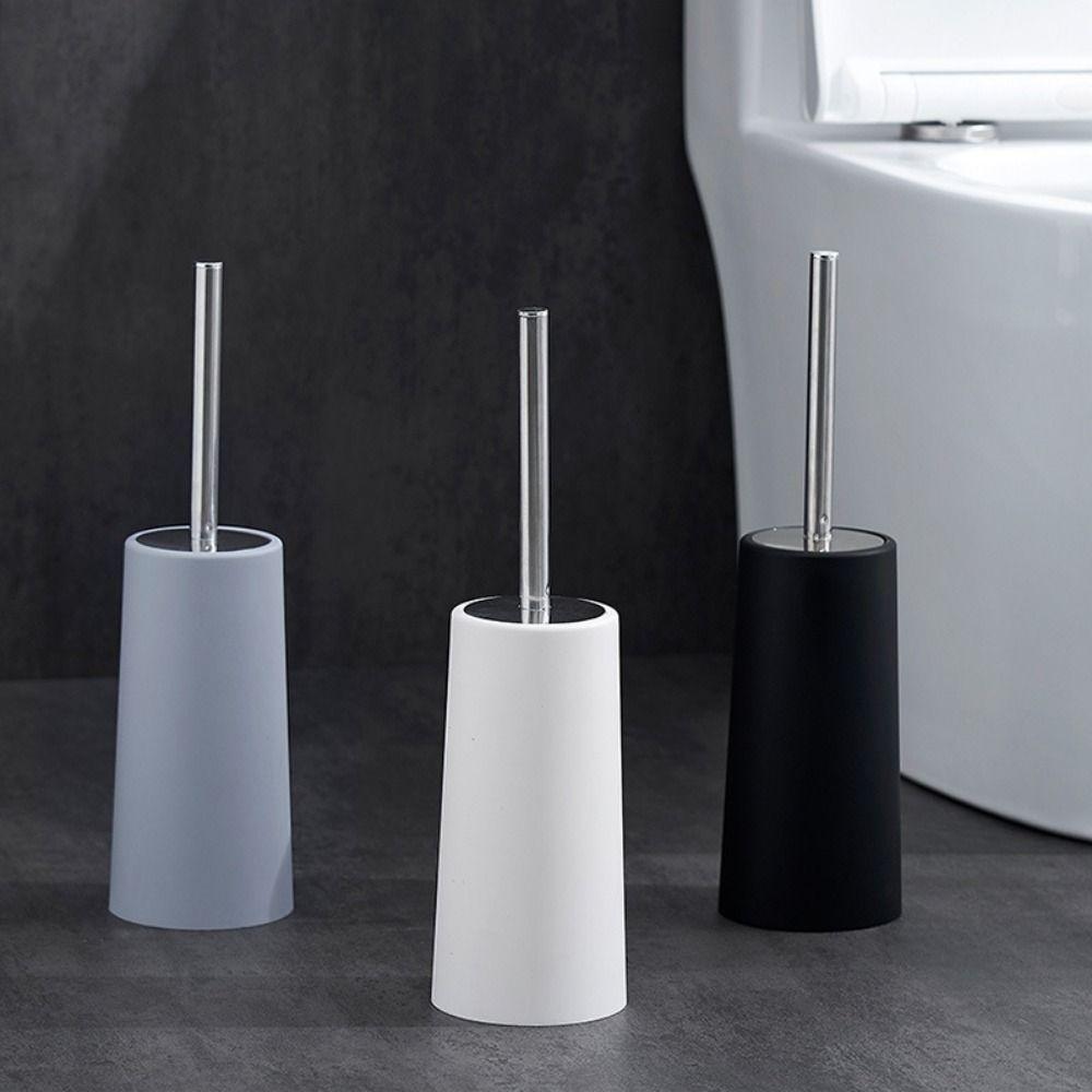 Stainless Steel Toilet Bowl Brush and Holder Deep Cleaning Toilet Cleaning Brush Bathroom