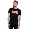 Marvel Mens Logo Wash Care T-Shirt