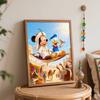 Disney Oil Paint Digital Painting Art Kit Arabian Market Magic Carpet FillIn Painting Home Decor