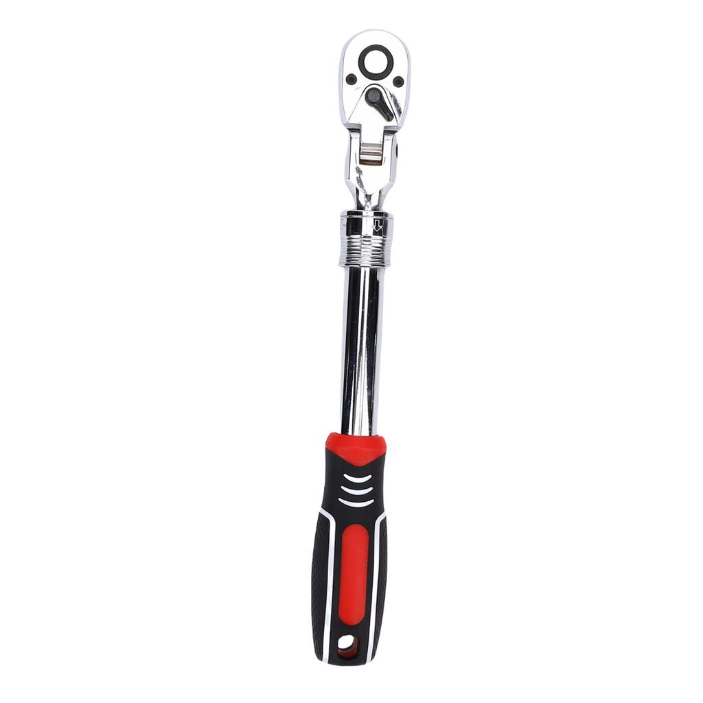 3 8 Inch 72 Tooth Ratchet Wrench Extendable Handle Flexible Head Ratchet Spanner Fast Release Key 80 Degree Adjustable