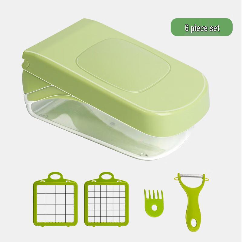 LISM Multifunctional Vegetable Slicer & Grater 2x6-Piece Set