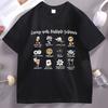 T-shirt Uomo Donna Guerriero Malattia Autoimmune Sclerosi Multipla Maglietta Casual Manica Corta Girocollo Abbigliamento
