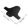Mudguard Set, Front and Rr Tire Mudguards with Cable Ties, for Most  s Black Plastic