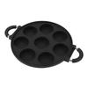 Egg Frying Pan 8 Hole Design Multifunctional Non Stick Egg Pancake Steak Pan for Travel Camping