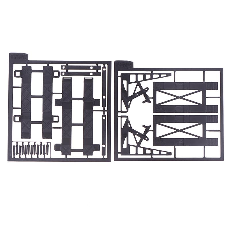1 Set Cadru Model Parcare Vehicule cu Două Nivele Pentru Mașinuță Jucărie Aliaj 1/64 Piese de Asamblare Decor Scenă Suport Mașină Garaj Imprimat 3D