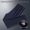 Navy Blue Ultra-Thin School Uniform Pants with Two White Stripes for Students