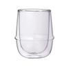 KINTO KRONOS Double Wall Coffee Cup, 250ml, Heat-Resistant Glass, Microwave and Dishwasher Safe, Gift Item (23107)