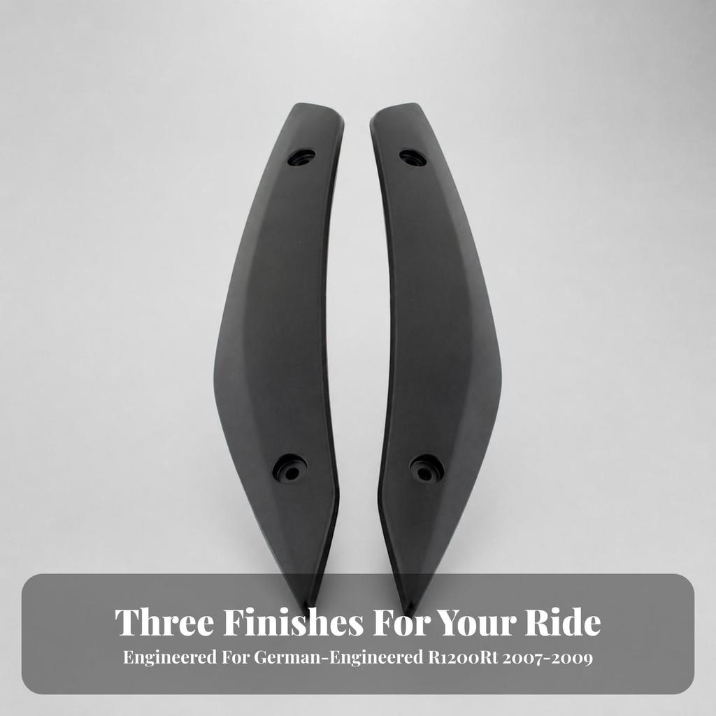 Low-Profile Motorcycle Windshield Trim Easy to Install, Tapered,