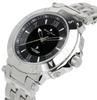 Salvatore Marra Stainless Steel Men's Watch, Silver/Black, Radio-Controlled Solar, SM18112SS-SSBK