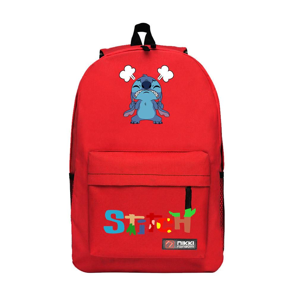 School Bag Cartoon Backpack Star Lightning School Bag Student Polyester Casual Printed Backpack Travel Bag