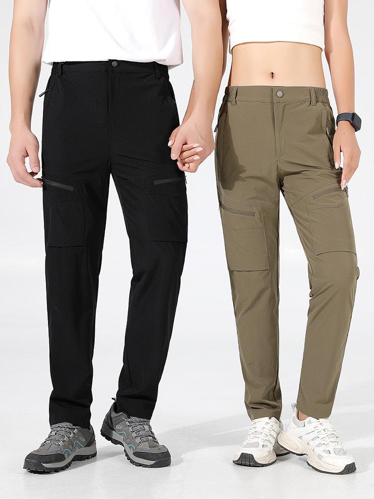 Unisex Quick-Dry Outdoor Hiking Pants, Summer Lightweight, Waterproof, Elastic & Breathable.