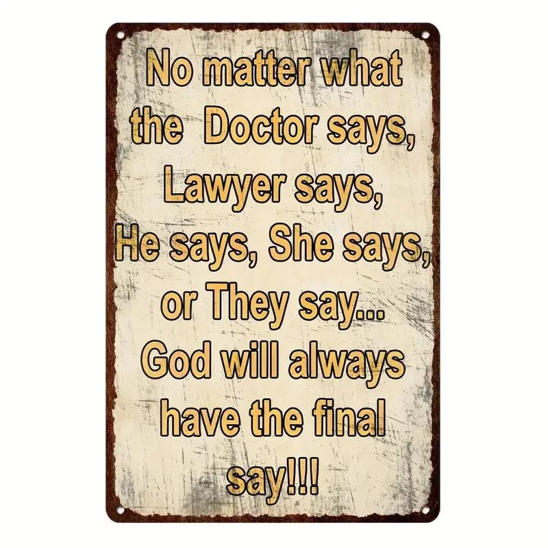 Humorous Satirical Phrases Aluminum Sign Vintage Metal Sign For Home, Cafe Bar Club, Garage, Spaces LivingRoom Wall Decor