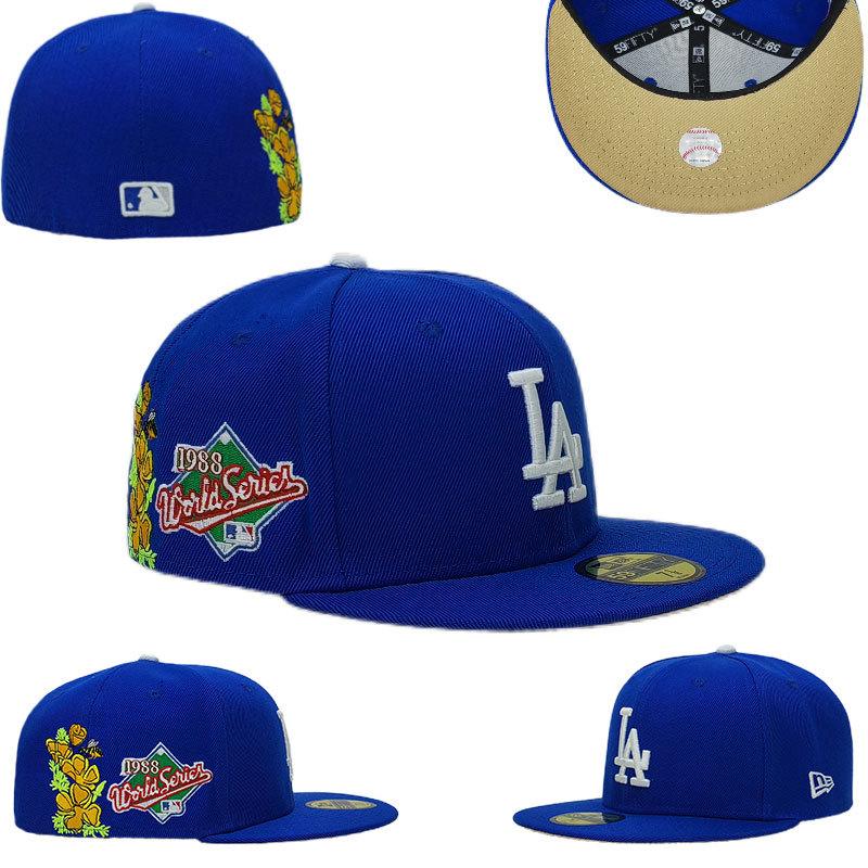 Baseball Fully Enclosed Baseball Cap, Non-Adjustable, Can Be Worn Upside Down, New Dense Embroidered American Hip-Hop Baseball League Size Cap