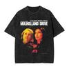 Mulholland Drives T-Shirt Beach  Y2K Retro T Shirts Casual Harajuku Tshirt For Male Short Sleeve Printed Clothing