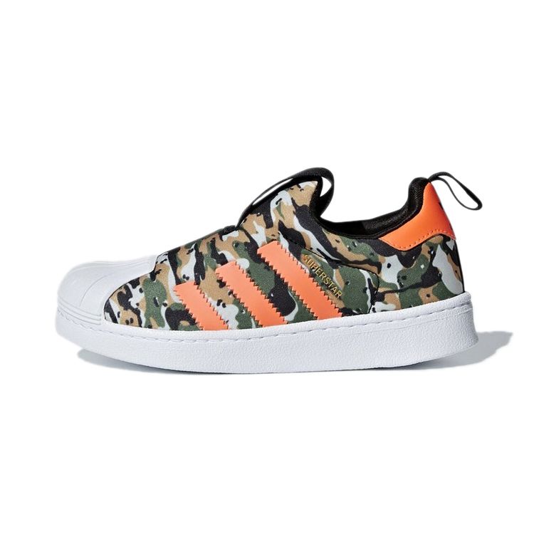 Adidas Originals Superstar 360 C Durable Low-Top Kids Skate Shoes Camouflage Kids Sneaker F36793