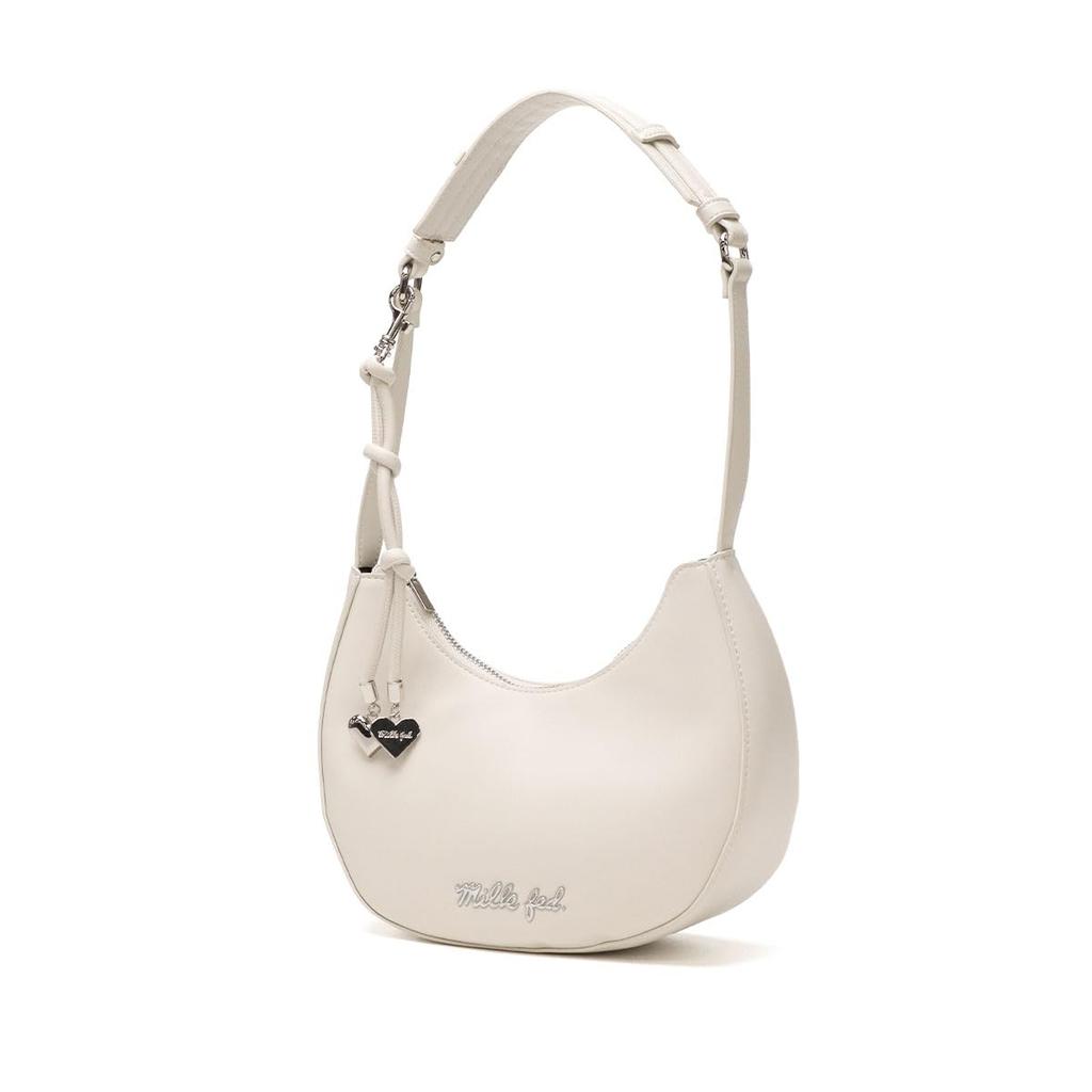 Milkfed Heart Charm One Handle Bag Off White Tote Bag