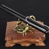 Antiqued Brass Scorpions Miniature Figurine Pen Holder Ornament for Business Gift Giving and Home Office Desktop Decors