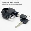 Helmet Lock Anti-theft Locker Locking Device Aluminum Alloy Rustproof Solidness Handlebar Locks Space Saving Convenience