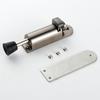 Telescopic Door Stopper Spring Loaded Heavy Duty Door Lock Holder Stop Metal Adjustable Position with Foot Brake Wedges for Door