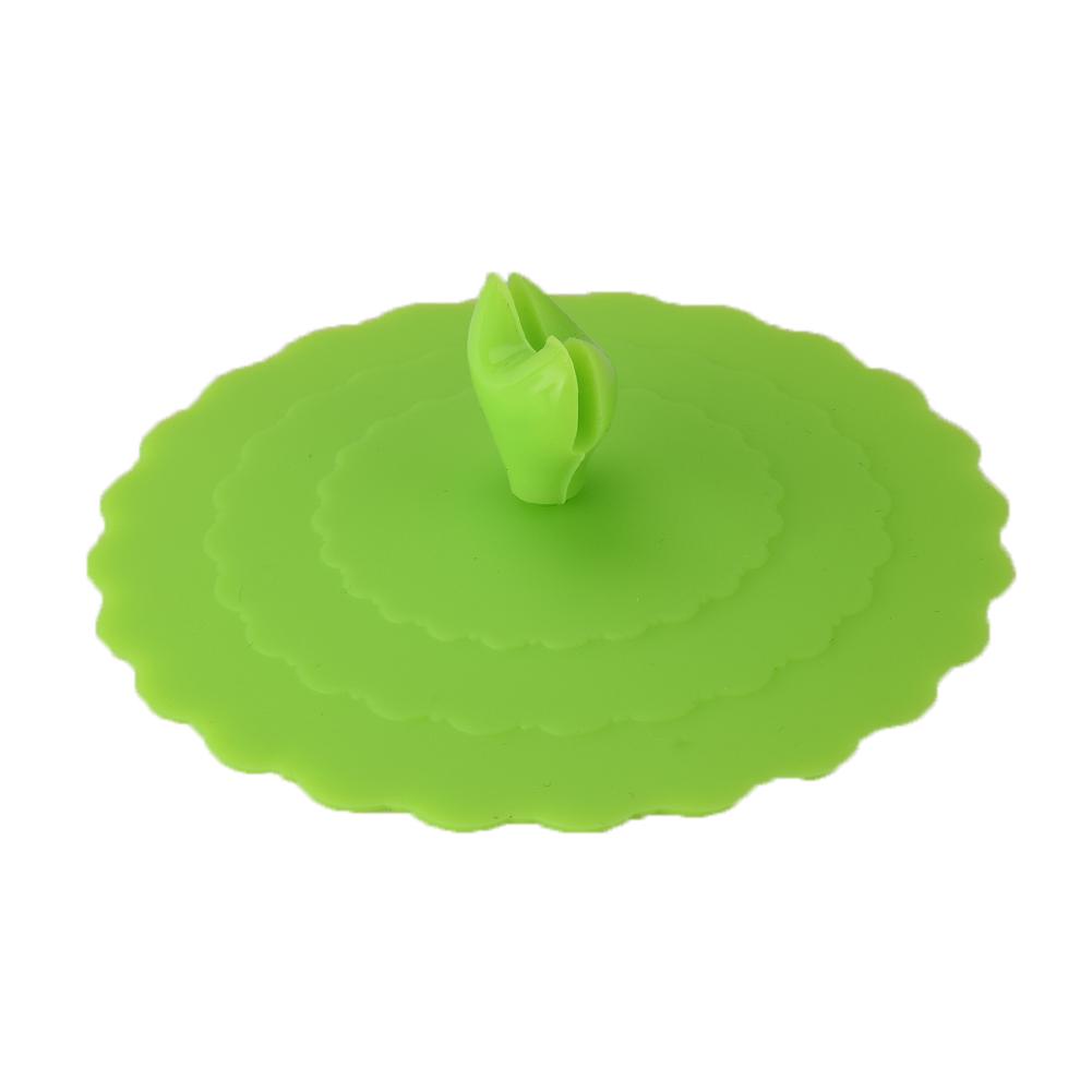 Silicone Leakproof Cup Lids Heat Resistant Reusable Sealed Cover Kitchen Accessories Tea Cup Suction Cup Lid