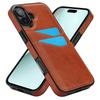 For iPhone 16 Case Card Slot Slim-Fit PU+TPU Mobile Cover