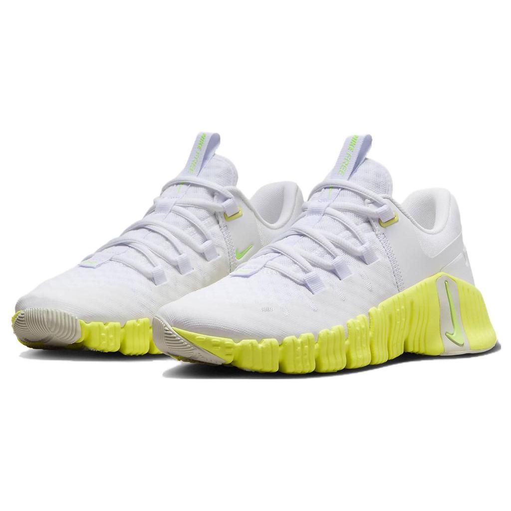 Nike Free Metcon 5 White Lime Blast Femmes Baskets Lumineux-Vert Sea-Glass DV3950-106