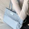 New Cute Large-capacity Transparent Badge Millet Bar Shoulder Bag Tote Big Bag Going Out