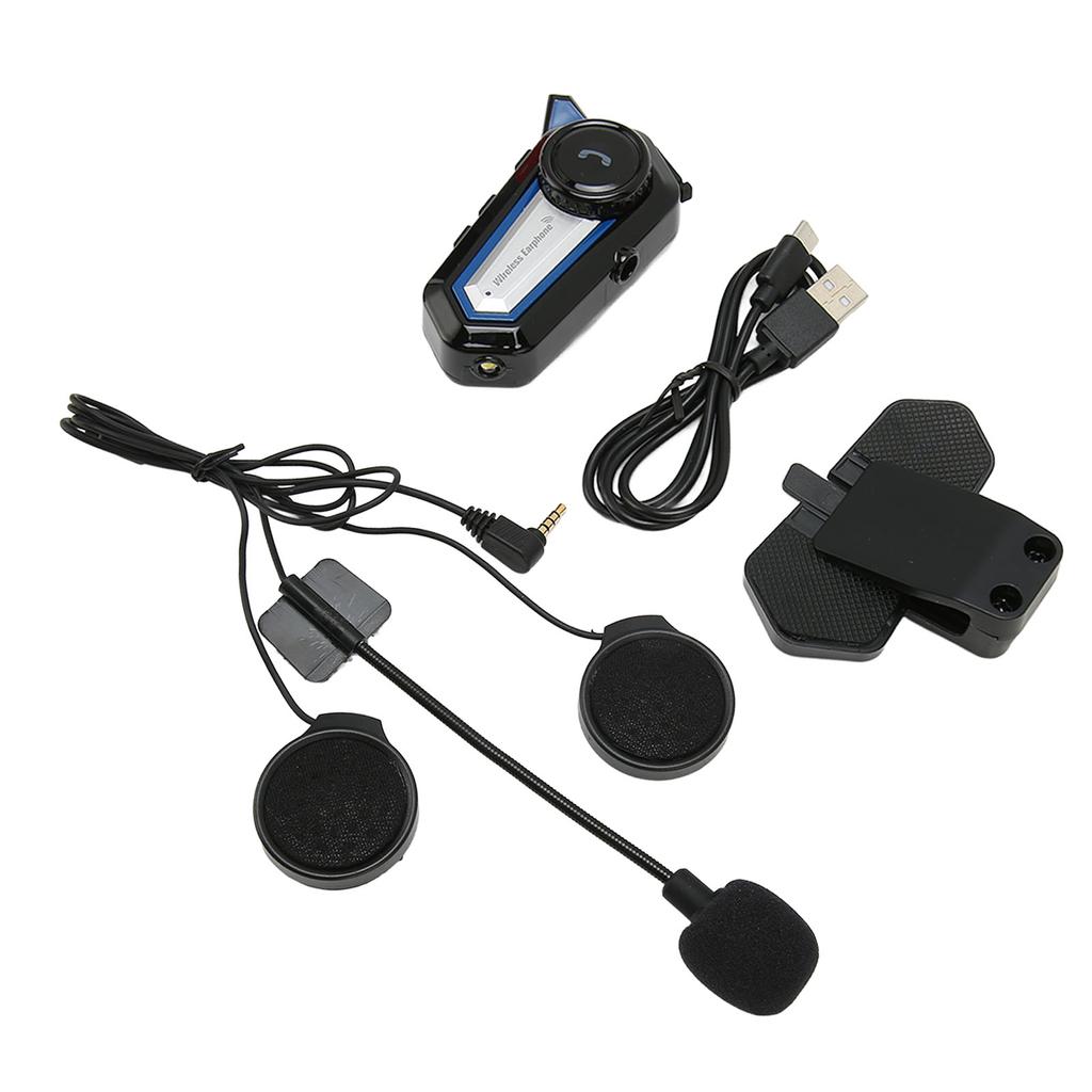 Motorcycle Helmet Bluetooth Headset Professional HD Noise Reduction Helmet Headphones for Outdoor