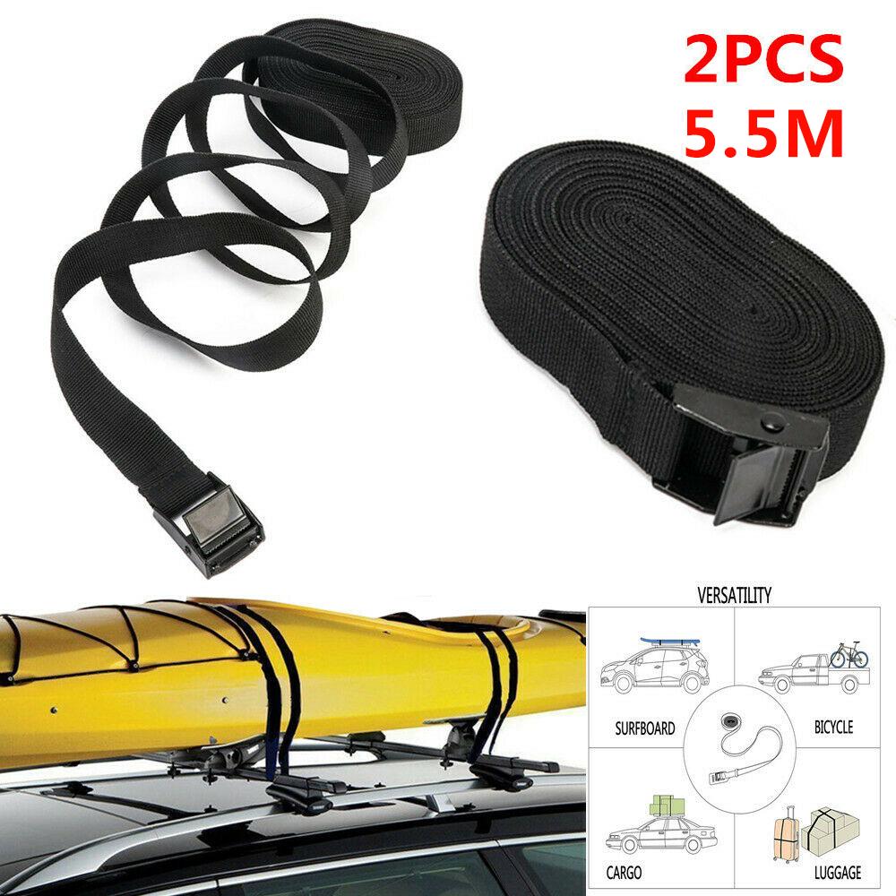 1 Pair 9.8ft Car Roof Rack Luggage Kayak Cam Buckle Lashing Tie Down Straps Kits 1 Pair 9.8ft Car Roof Rack Luggage Kayak Cam Buckle Lashing Tie Down Straps Kits