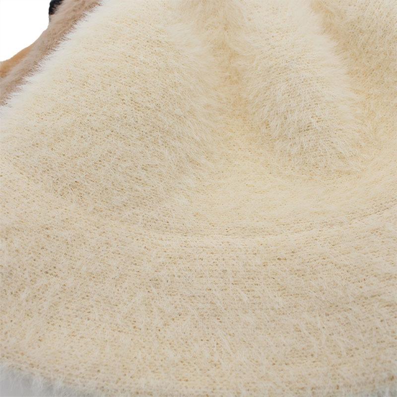 Japanese Retro Versatile Face Covering Imitation Mink Velvet Bucket Hat Female Face Small Warm Fisherman Basin Hat