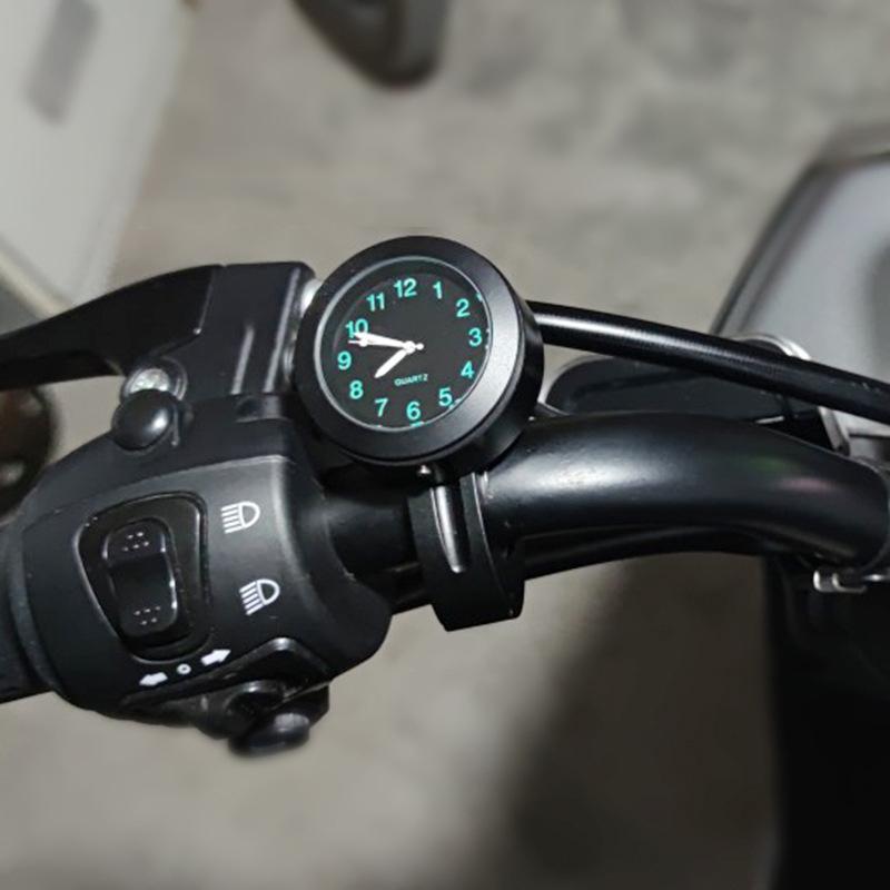 Luminous Clock Handlebar Mount For Motorcycle Scooter Bicycle Handlebar Watch