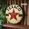 Metal Wall Art Vintage Texaco Retro Gas Station Sign Garage Decor