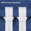 Fashion Pearl Shoe Flower DIY Oblique Round Shoelaces Shoe Decoration Accessories for Sneakers Casual White Shoe German Trainers