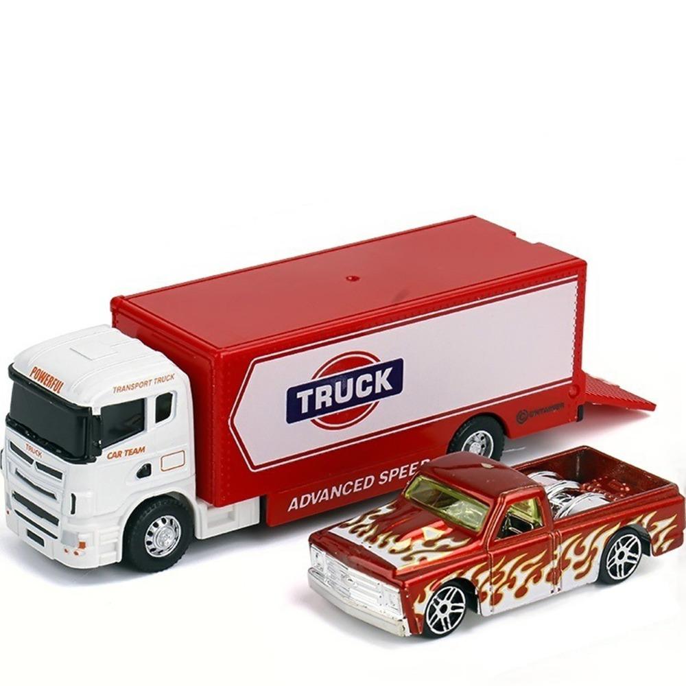 

Scale 1:64 Rescue Engineering Vehicles Diecast Metal City Rescue Trailer Toy Birthday Gift Style 10