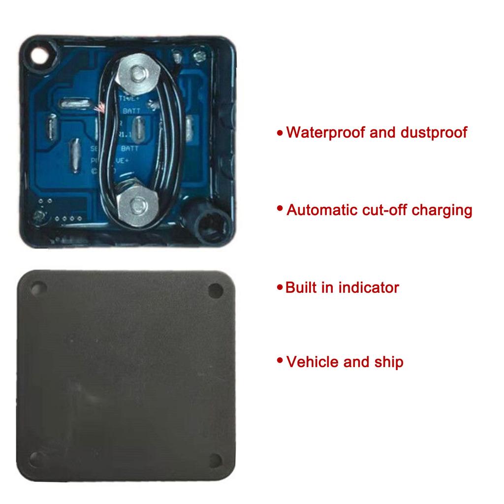 12V 24V Auto RV Charging Switch Smart Dual Battery Isolator Voltage Sensitive Relay Compatible with