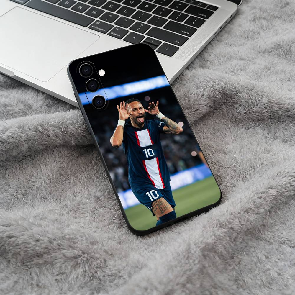 N-10-Neymar Black Soft Silicone Phone Case for Samsung Galaxy A73, A71, A72, A70, A53, A52, A51