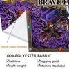 Brave Frontier Wall Tapestry Aesthetic Wall Hanging Printed Fabric Blanket Decorative Tapestries for Bedroom Living Room Home Decor