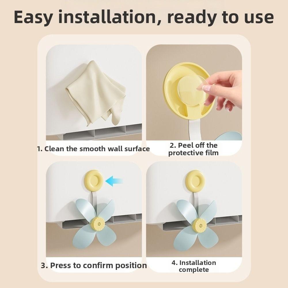 1/3Pcs Windmill Shaped Air Conditioning Ventilator Wall Mounted Air Conditioner Windshield For Home