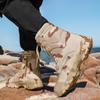 Męskie buty kamuflażowe Wysokie buty trekkingowe Outdoorowe buty robocze ochronne dla mężczyzn Taktyczne botki But do treningu w dżungli Botas